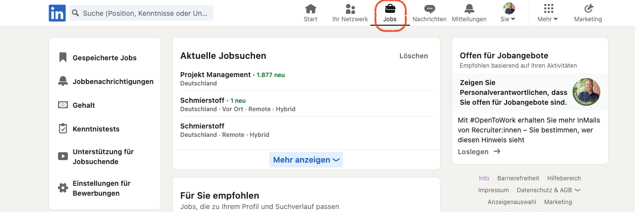 Remote Job via LinkedIn finden
